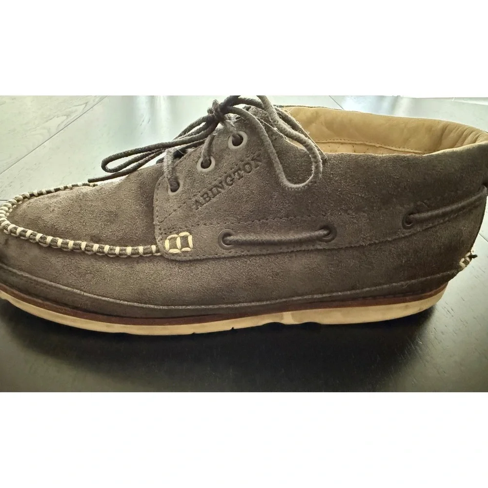 Timberland Abington Chukka Boot Mens 9.5M Gray Suede Lace-Up‎ Vibram Outsole